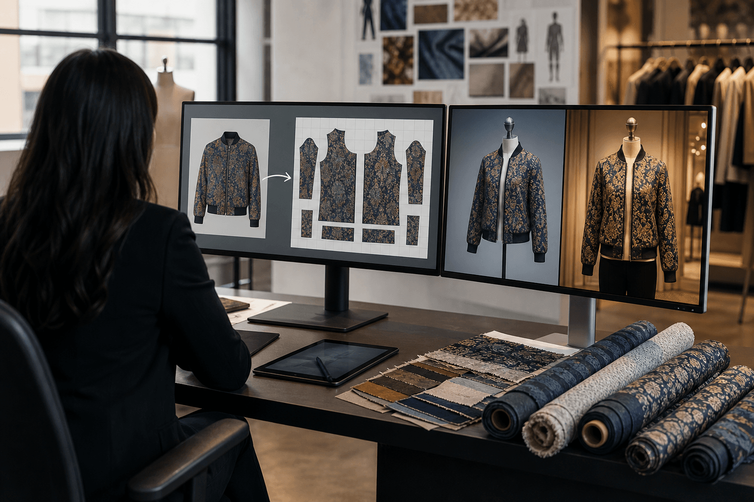 OmniFabric、単一画像から衣服3D素材を生成